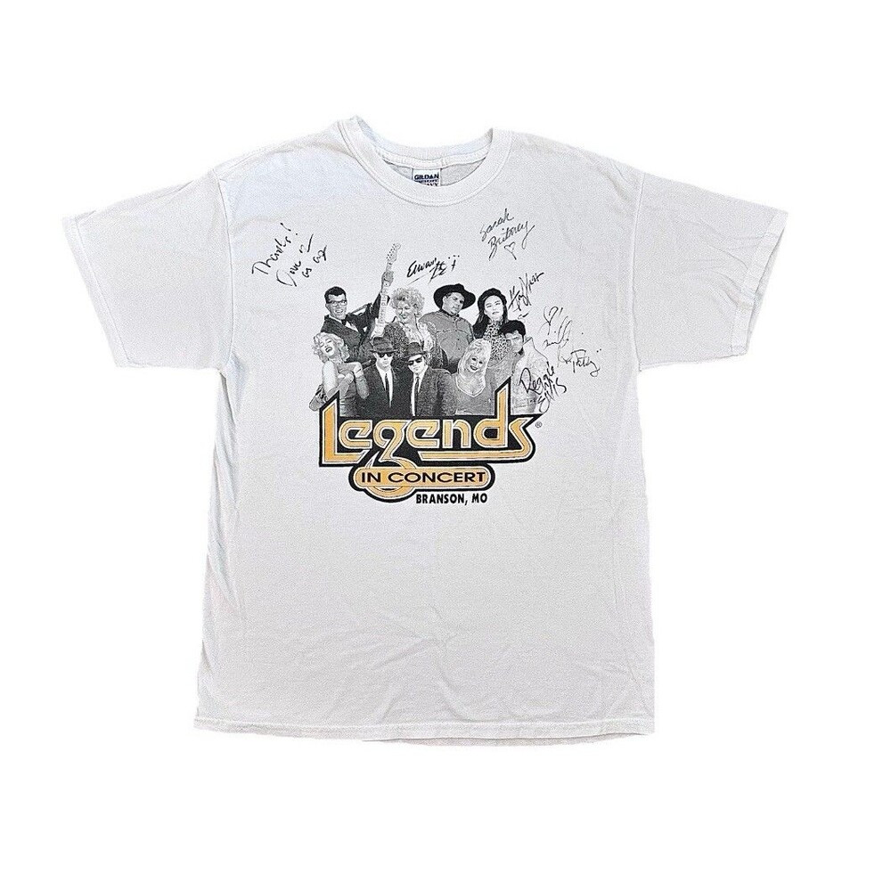 Vintage Legends In Concert Elvis Presley Dolly Parton Blues Brothers T Shirt